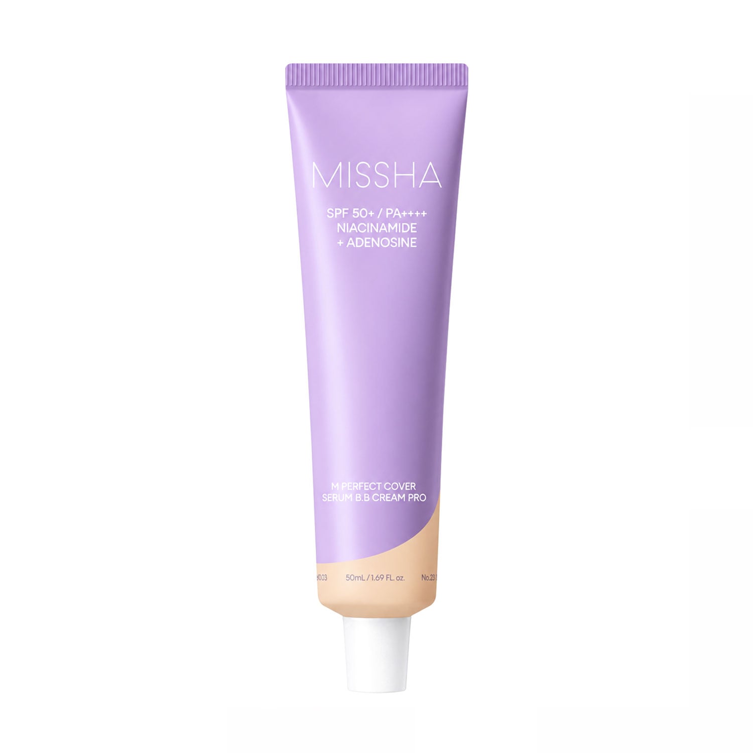 ВВ-крем для обличчя Missha M Perfect Cover Serum BB Cream Pro SPF 50+/ PA++++ 21 Light Beige, 50 мл